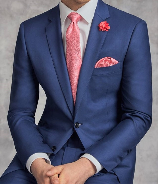 blue grooms suit for a wedding