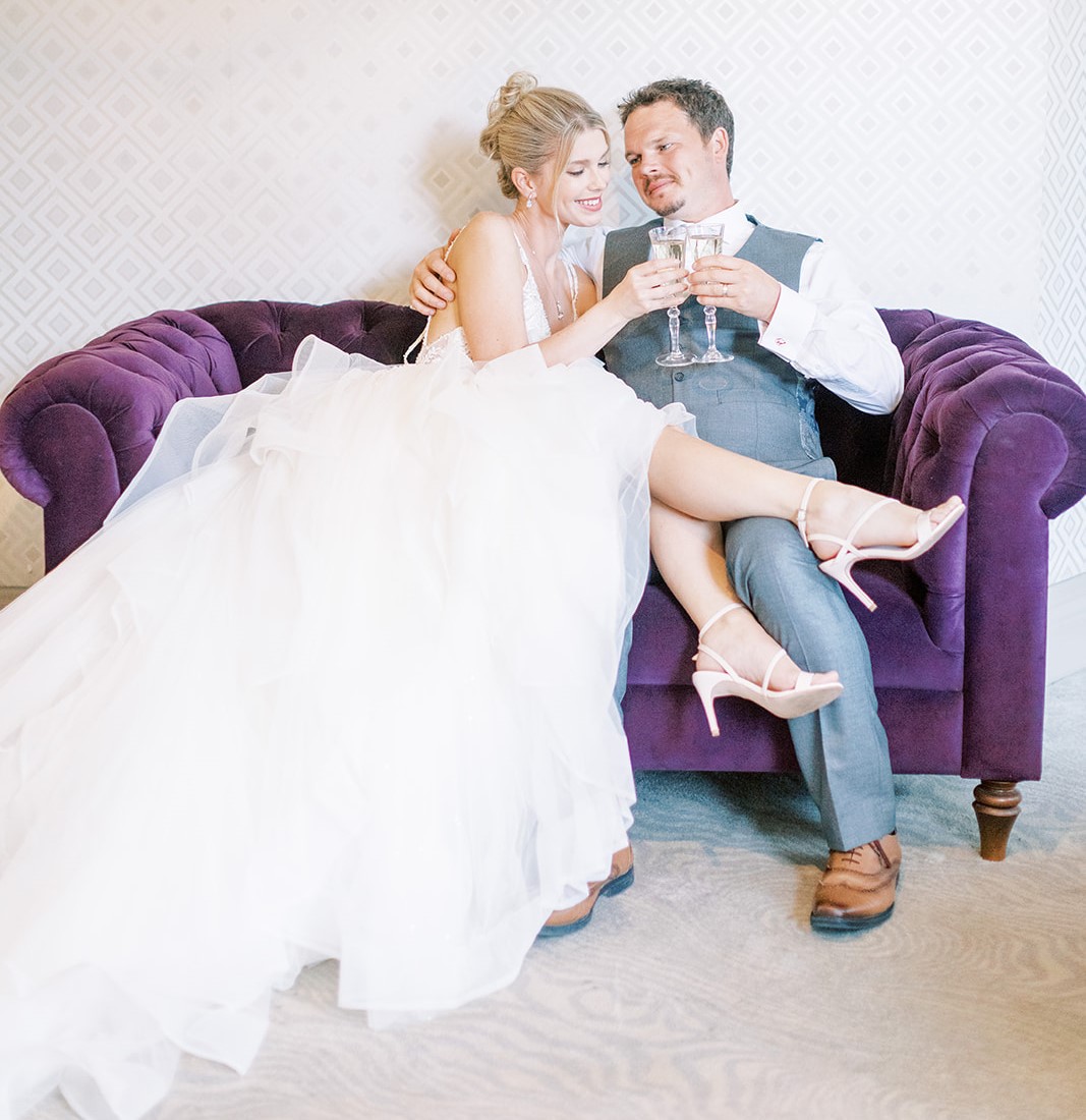 Bride & Groom Morden Hall Wedding Sophie May Photo