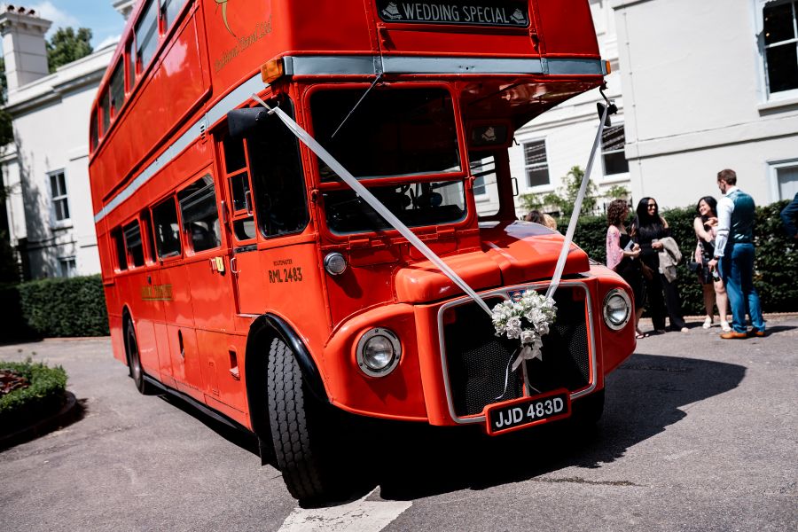 Wedding routemaster bus